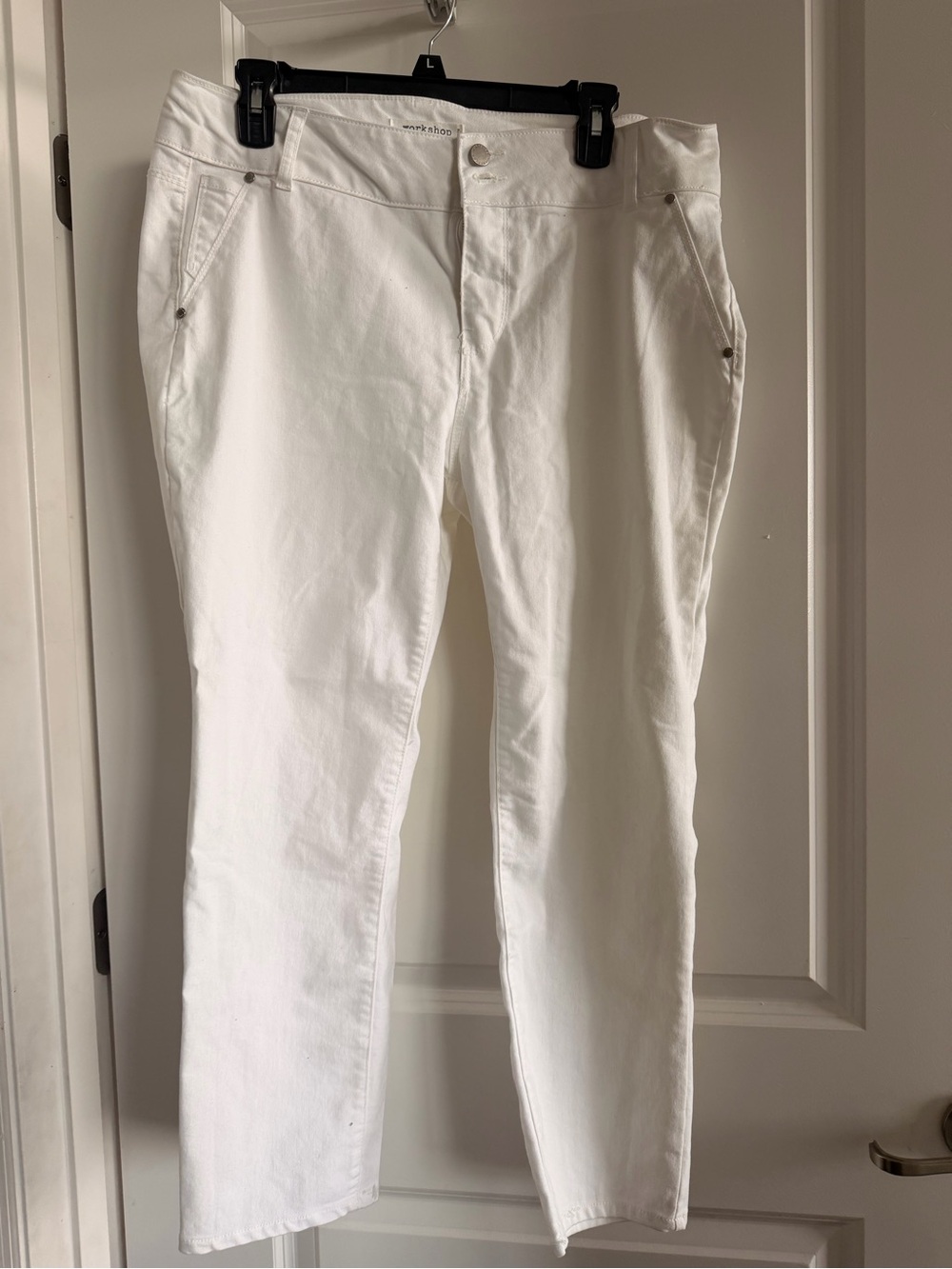 Workshop Republic Clothing White High-Rise Women’s Jeans